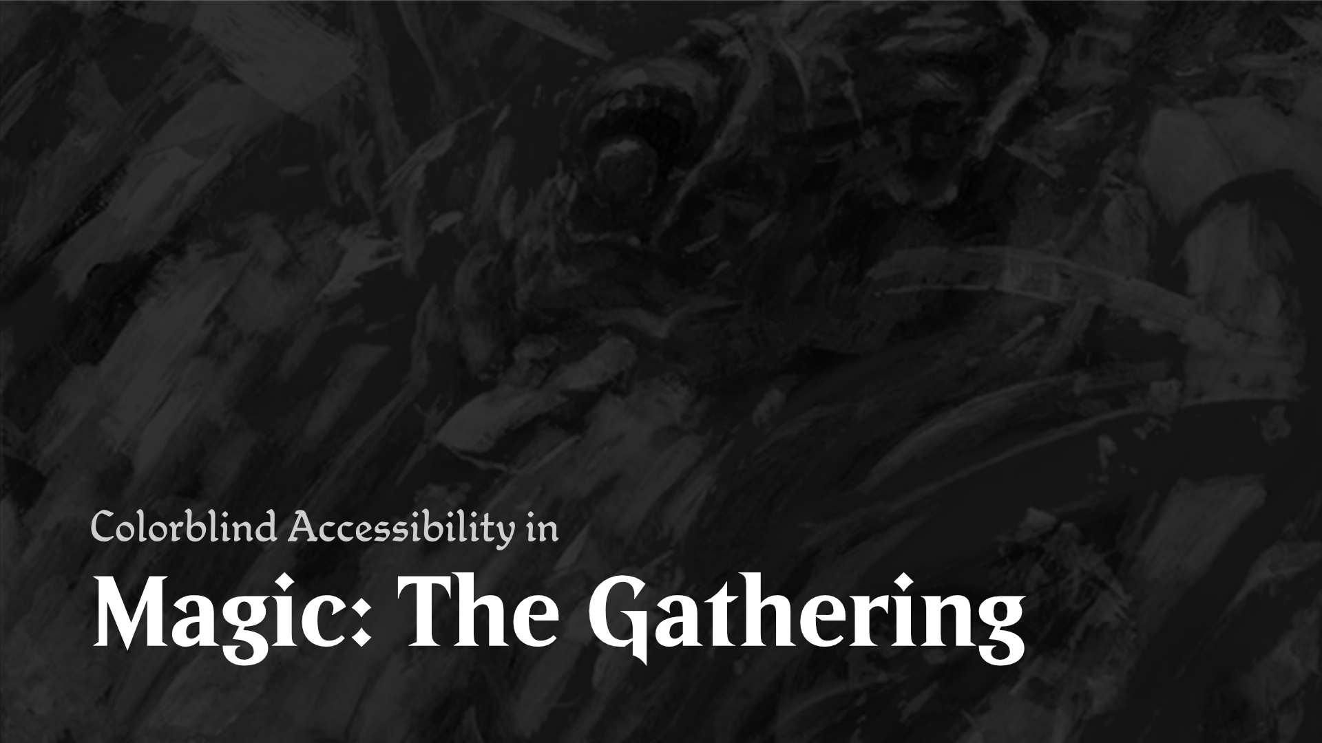 Colorblind Accessibility in Magic: The Gathering